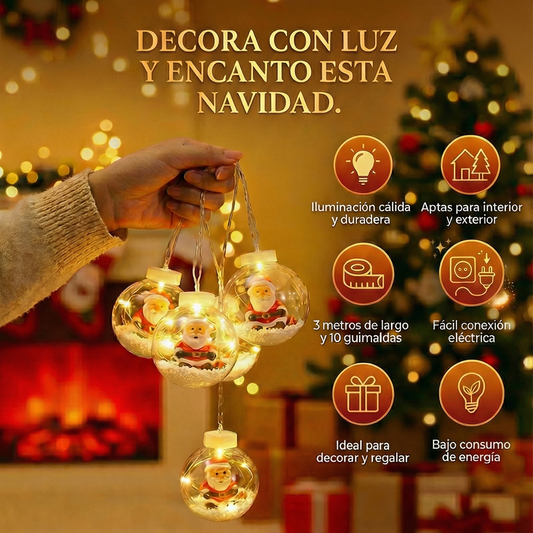 Guirnalda + luces led = Noches de Encanto